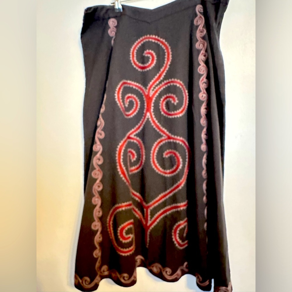 ARK Embroidered Cotton Skirt